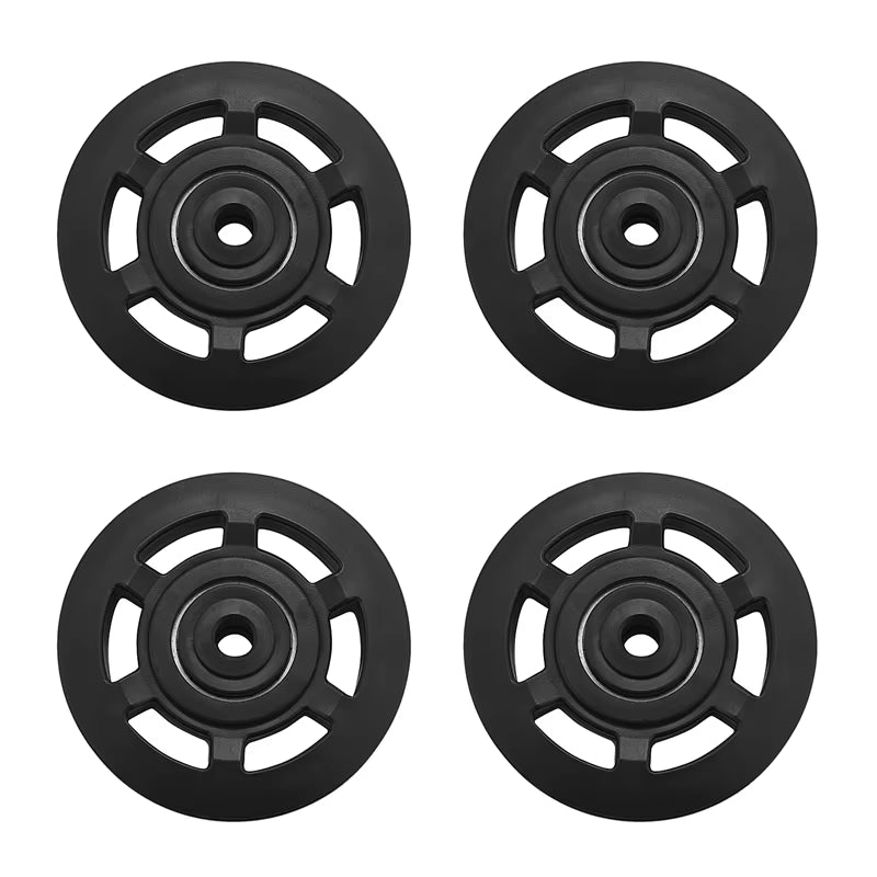 8Pcs 95Mm Black Bearing Pulley Wheel Cable Gym Equipment Part Wearproof