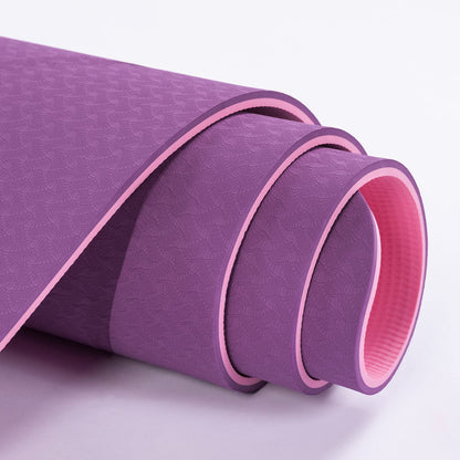 Yoga Mat Non Slip, Pilates Fitness Mats, Eco Friendly, Anti-Tear Yoga Mats for Women, 14 Exercise Mats for Home Workout with Car